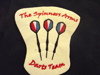 embroidered darts logo