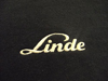 embroidered company logo